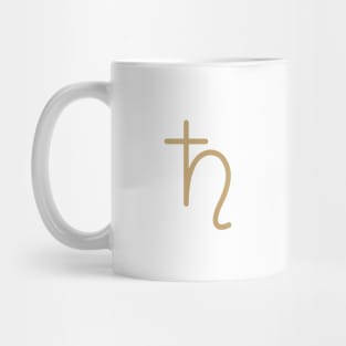 Saturn Solar System Symbol Mug